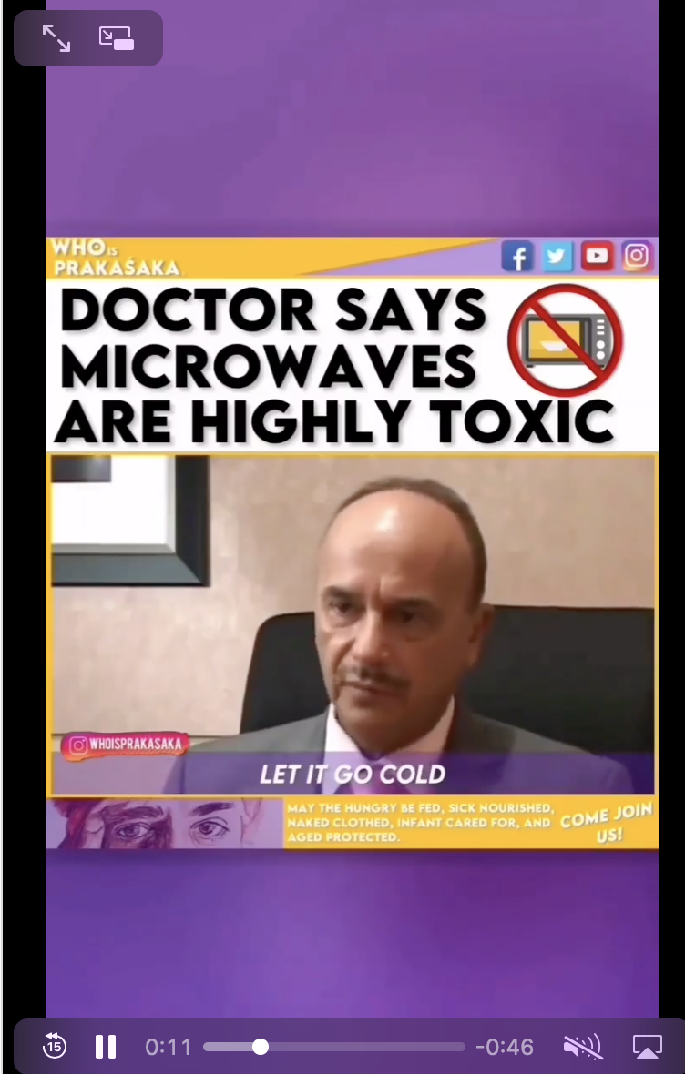 Fact Check Microwaves Do NOT 'Destroy Every Food Value' Or Turn Food